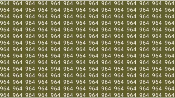 Optical Illusion: Challenge yourself and find 994 in this image
