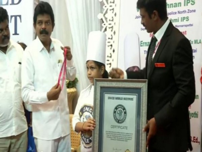 Tamil Nadu Girl Cooks 46 Dishes in 58 Minutes, Enters UNICO's Book of World Records