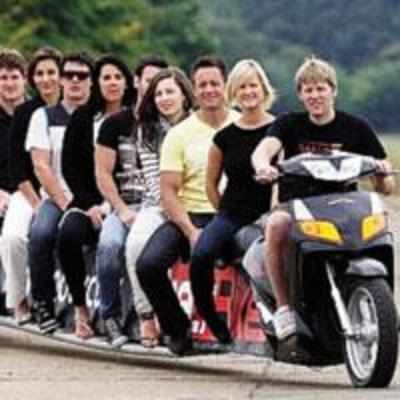 World's longest motorbike can have 25 riders