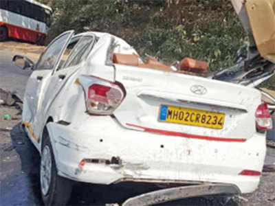 1 dead in crash on Mumbai-Goa highway