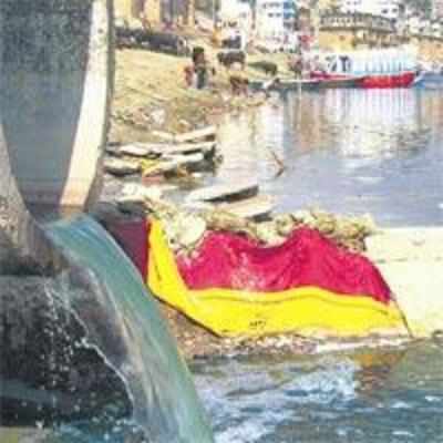 Ganga at Varanasi dying the Yamuna way?