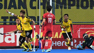 Malaysia vs South Korea Highlights, Asian Champions Trophy: Malaysia crush Korea 6-2 to enter final - The Times of India