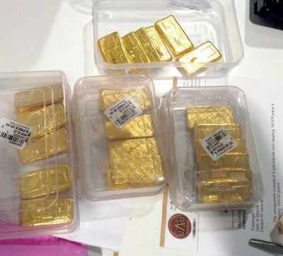 Bengaluru: 4 men arrested at Kempegowda International Airport with gold bars in rectum