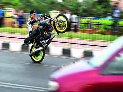 Wheelie gone wrong: Teens, parents booked