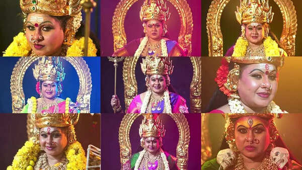 Bigg Boss Tamil fame Vichitra recreates a goddess avatar, stuns fans with 9 divine looks