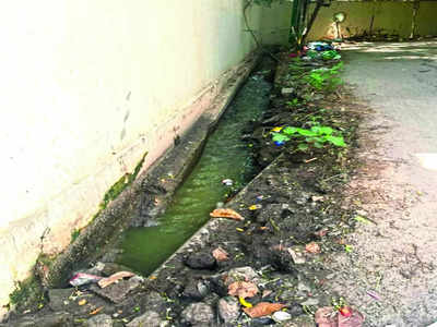 Overflowing sewage is common sight for these residents