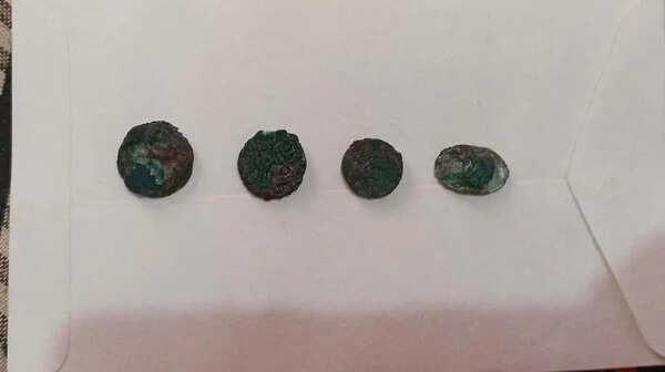 Copper coins, temple remains 1,000 yrs old found near Khetri