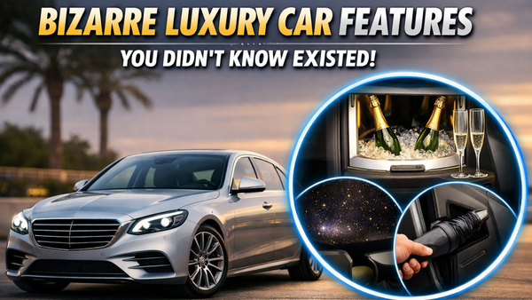 10 bizarre luxury car features you probably didn’t know existed