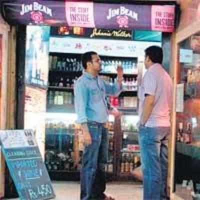 Pay Rs 12,500 to sell booze