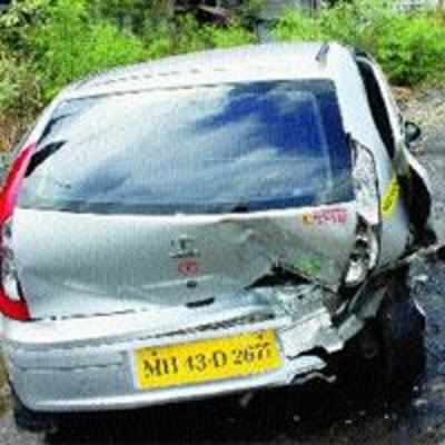 15 vehicles skid, collide into each other at Sarsole jn