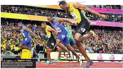 Usain Bolt loses to Justin Gatlin, but wins hearts