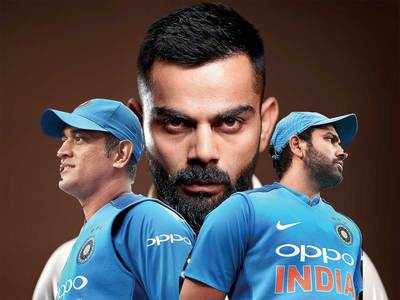 With MS Dhoni and Rohit Sharma by the side, Virat Kohli seems more comfortable leading team India