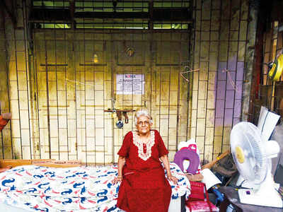 Rs 1.3-cr shop usurped, 83-yr-old stations herself outside