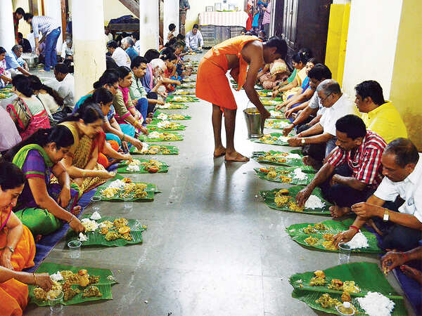 A meal in the name of lord Anant