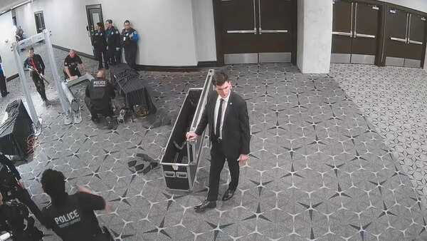 Watch: New footage of shooter Cole Allen casing hotel before White House dinner attack released