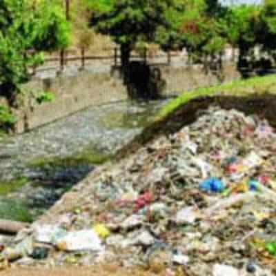 Kopar residents unhappy with nullah cleaning work