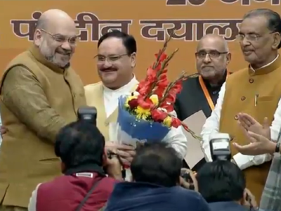 BJP gets new national President; JP Nadda elected unopposed to succeed Amit Shah
