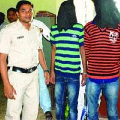 Two chain snatchers held