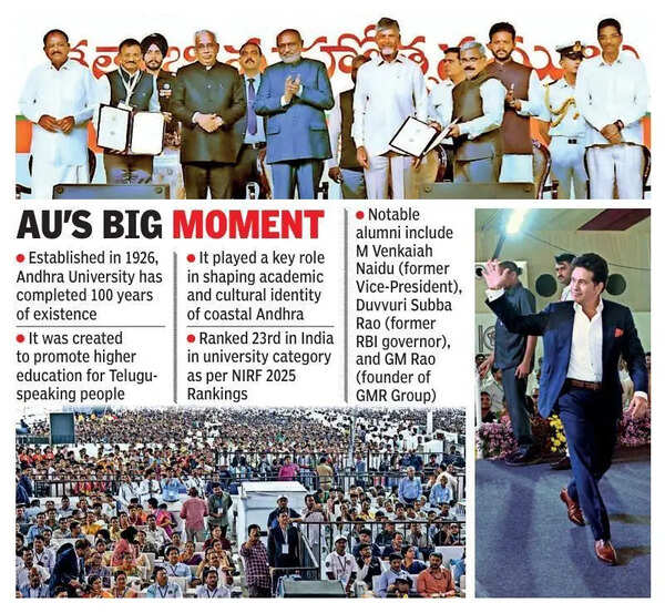 Naidu grants Rs 500 crore for AU, urges industrialists to raise additional corpus of Rs 500 crore