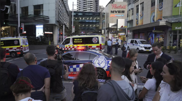 Violence erupted at Sydney's Westfield Mall