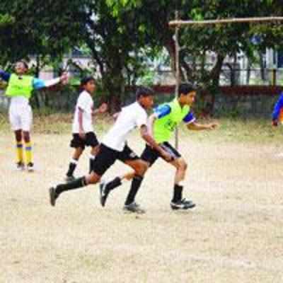 Thane team strikes a goal at Rotary Cup Football Tournament