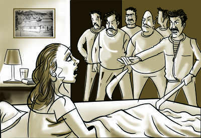 Two-hour terror for family as six dacoits go to each room, gag and tie up members