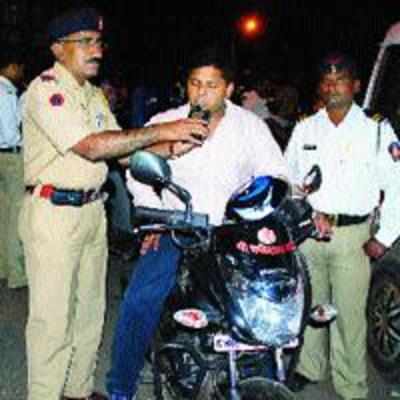 Drunk driving cases on New Year