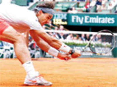 Eye opener for Nadal