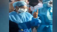 Tamil Nadu polls: DMK leader Kanimozhi casts vote wearing a PPE kit 