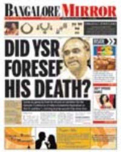 Did YSR foresee his death?