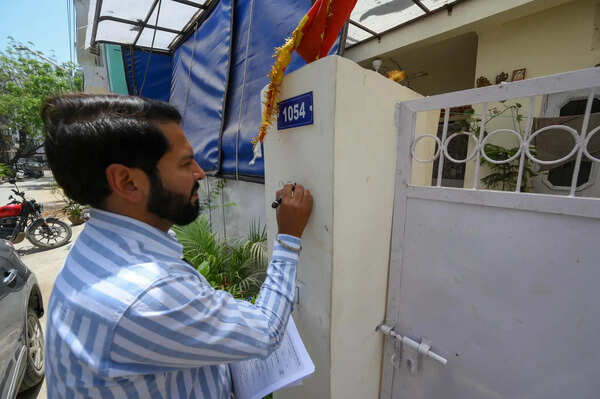 Census camps in Ghaziabad condos today for digital self-enumeration