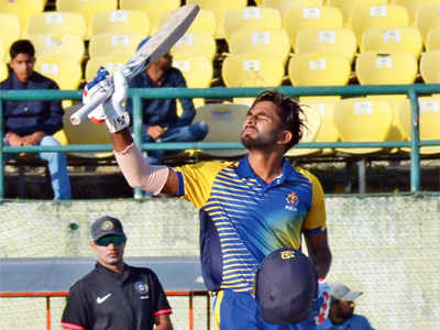 Deodhar Trophy: R Samarth might lack in flair, but his sound game of cricket is an asset to Karnataka