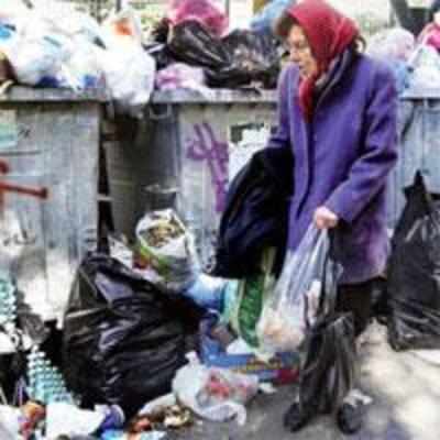 Greek tragedy queen: Heiress found scavenging rubbish