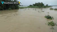 Heavy rainfall leads to flood in Bihar’s Muzaffarpur, lives of villagers severely affected 