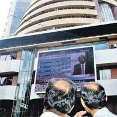 Stock mkts end flat after high volatility