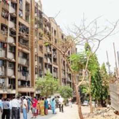Malad society residents stand tall to defend wall