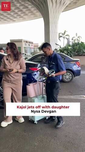 Kajol, Nysa Devgan Serve Mother-Daughter Goals At Airport