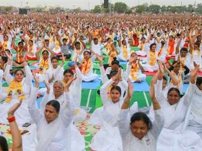 International Yoga Day: World record for largest yoga session created in Rajasthan's Kota