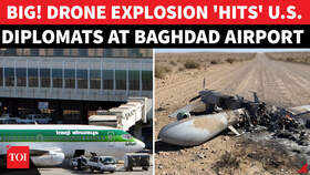 Drone Strike Near Baghdad Airport Targets Area Close To US Diplomatic Convoy; Washington Reacts