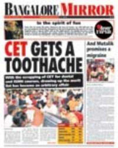 CET Gets a toothache