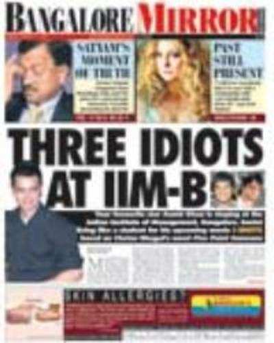 Three idiots at IIM-B
