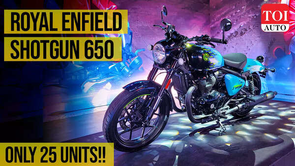 Royal Enfield Shotgun 650 Twin Walkaround: How different is it from the Super Meteor 650 | TOI Auto