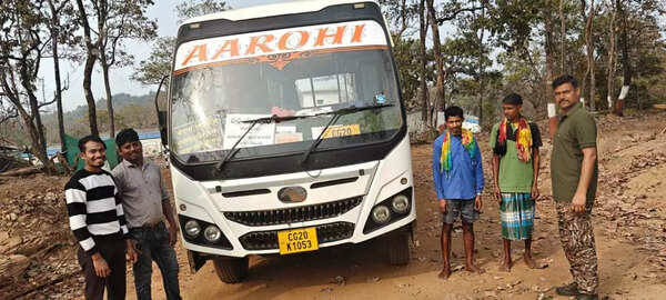 Bastar: First bus service reaches Bijapur’s Maoist-hit Pidiya since Independence