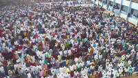 Muslims in Coimbatore attended the mass early in the morning on the auspicious day of Eid 