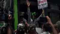 Youth Congress protests outside Prakash Javadekar’s residence over EIA draft 2020 