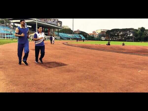 Synthetic track at Ernakulam Maharaja’s College ground gets worn-out