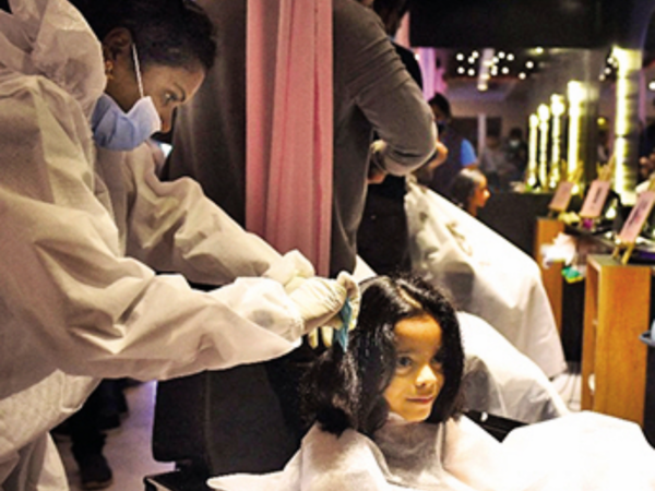 Hair donors in Chennai provide locks of love for cancer patients