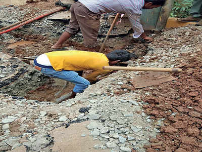 Roads being dug up for laying OFC cables in Whitefield have become a nightmare