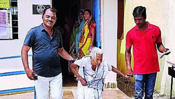 111-year-old grandma defies heat, boycott calls to cast ballot
