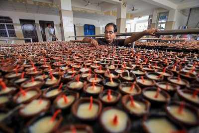 Kashmir Pandits arrive in the Valley for a big celebration at Kheer Bhawani Temple